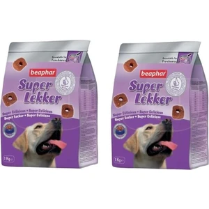 Süper Lekker Sığır Et Pirinç Köpek Ödül 1 Kg 2 Adet