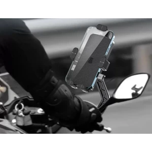 Bisiklet Motorsiklet Atv Otomatik Tuşlu Motosiklet Ayna Telefon Tutucu Tutacağı