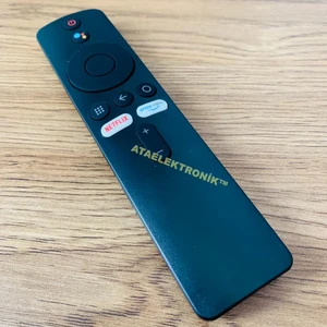 Ata Elektronik KALİTELİ ÜRÜN - XMRM-006 Mı Tv Stick Mdz-22-Ab Mdz-24-Aa Xiaomi Mi Box S 4K Tv Stick Netflix Prime Video Tuşlu Bluetooth Google Voice Assistant Mi Box  Uyumlu Box Kumanda