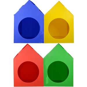 Özel Üretim Plastik Kedi Evi 4lü Set