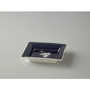 English Home Chic Palm Dekoratif Tabak 14X14X2,5 cm Lacivert