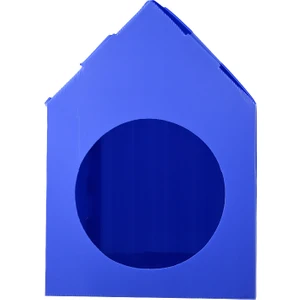 Özel Üretim Plastik Kedi Evi Mavi