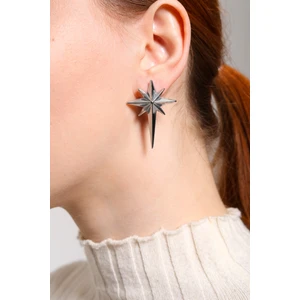 Gümüş Kaplama Sirius Yıldızı Küpe Seti