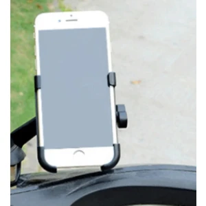 Dikiz Ayna Bağlantılı Metal Motosiklet ve Bisiklet Telefon Tutucu Motorsiklet Telefon Tutacağı
