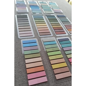 Mona Craftist 200 Yaprak 1 Paket Pastel Renk Post - It Yapışkanlı Not Kağıdı Inde x Sticker Indeks