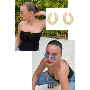 Kadın Altın Kaplama Balencia Küpe