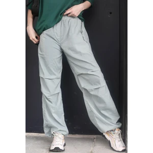 Mint Yeşili Paraşüt Jogger Kadın Pantolon MG1726