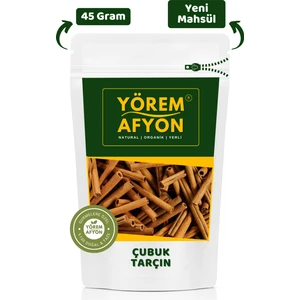 Yörem Afyon Hakiki Seylon Keskin Tatlı Glütensiz Çubuk, Kabuk Tarçın | 45Gr.