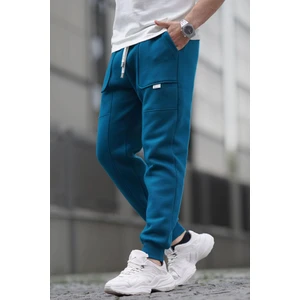 Petrol Mavisi Kargo Cep Basic Eşofman Altı 6527