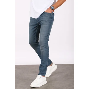 Erkek Mavi Skinny Fit Jean 5679