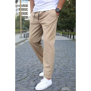 Bej Basic Jogger Pantolon 5486