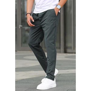 Waffle Kumaş Antrasit Basic Erkek Pantolon 6513