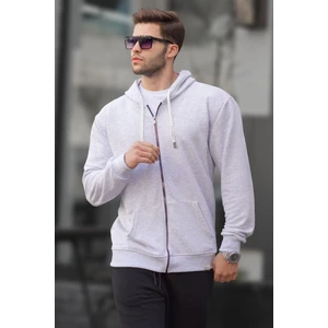 Karmelanj Fermuarlı Kapüşonlu Sweatshirt 6161