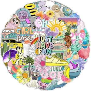 25'li Su Geçirmez Opak Sticker Seri : 10