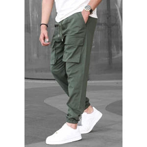 Haki Kargo Cep Erkek Jogger Pantolon 6812
