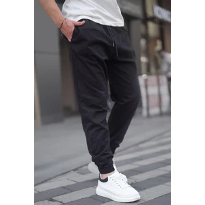 Siyah Relaxed Jogger Pantolon 6853