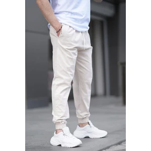Bej Relaxed Jogger Pantolon 6853