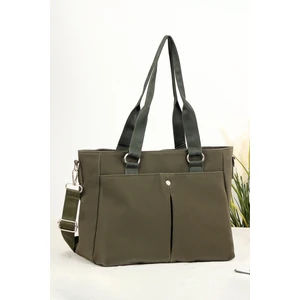 Poldi Saten Çok Bölmeli Kadın Omuz Çantası BP-4776O