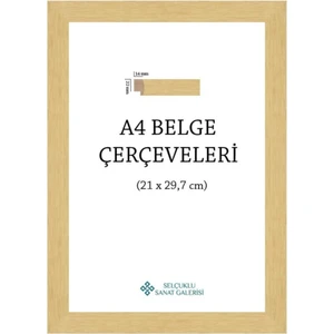 A4 Çerçeve   22mm(Renk:Naturel)