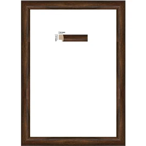 Puzzle Çerçevesi 22 Mm Pvc Camlı 50 x 70 (1000'Luk) Kahverengi