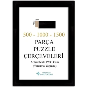 Puzzle Çerçevesi 30 Mm 48 x 68  cm  (1000'Luk) Siyah