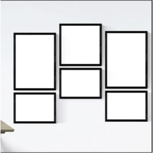 Farklı Ebatlarda Resim Çerçeve Seti (2 Adet 30 x 40(A3) 3 Adet 21 x 30(A4) 1 Adet 30 x 30  cm )