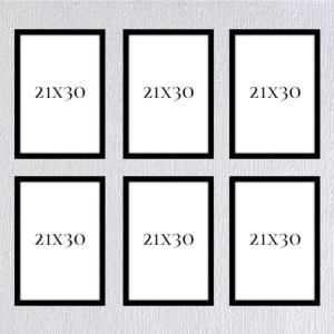 Altılı 21 x 30 Çerçeve ( Postersiz ) - Bos1012