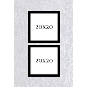 Pvc Camlı 2 Adet 20 x 20 Dekoratif Fotoğraf Çerçevesi