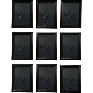Siyah A5 (15 x 21) Çerçeve Seti 9 Adet