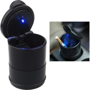 Araç Içi Işıklı Küllük Işıklı + Kapaklı Araba Küllüğü Oto Küllük