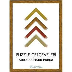 Puzzle Çerçevesi Eskitme 30 Mm 48 x 68 1000'Luk Kahverengi