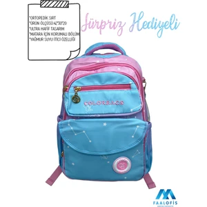 Color Bags Ultra Kalite Su Geçirmez Sırt Destekli Okul Çantası B6