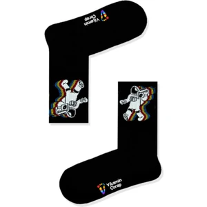 Limmon Store 3D Astronot Siyah Atletik Çorap