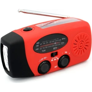 G Taşınabilir Güneş Enerjili El Krank Radyo Am Fm Sw1 Sw2 Çok Bantlı Acil Durum Radyo LED El Feneri USB Güç Bankası Telefon Şarj Cihazı (Yurt Dışından)