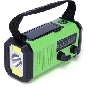 Ab No Noaa LED Güneş Radyo Am/fm/wb 10000 Mah Acil Güç Bankası Hava Durumu Radyo El Feneri Tip-C Pusula ile Telefon Sos Alarmı Şarj (Yurt Dışından)