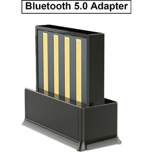 Siyah Bluetooth Adaptörü Mini Bluetooth 5.0 Alıcı Bluetooth Dongles Desteği Winows Linux Vista Mac Os Dizüstü Tablet Bilgisayar Için (Yurt Dışından)