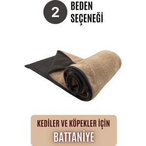 Kedi ve Köpek Battaniyesi - Çift Katlı, Yıkanabilir M