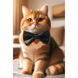 Kalpli kedi papyonu Pamuk kedi ve köpek papyonu