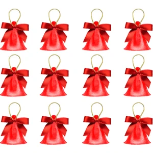 Yılbaşı Ağaç Süsü Süslü Çan 12LI Paket