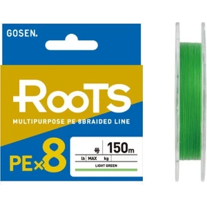 Gosen X8 Roots Pe 8 Örgü Spin Ip Misina 150MT Açık Yeşil