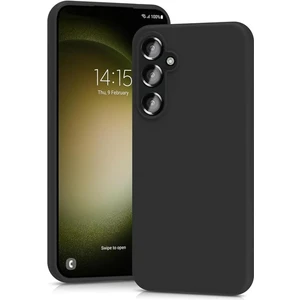 Samsung Galaxy S23 Fe ile Uyumlu Kılıf Yumuşak Silikon Telefon Kılıfı Siyah