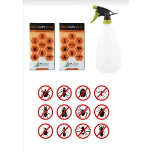 Sis Tarım Delta Caps 50CS 2 Adet/toz Böceği Susam Böceği Kokusuz Kalıcı Haşere 1lt Fısfıs Pomp