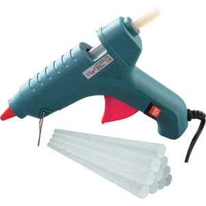 Sıcak Silikon Tabancası Koruma Anahtarlı ve 5 Adet Mum Silikon