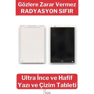 Dijital Çocuk Yazı Çizim Tableti LCD 8.5 Inc Ekranlı ve Bilgisayar Kalemli Eğitici Çocuk Çizim Tableti