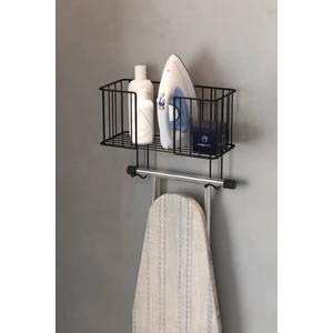 Ütü Düzenleyici Ütü Masası Tutacağı Ütü Sepeti Çamaşır Odası Organizer Banyo Duvar Askısı
