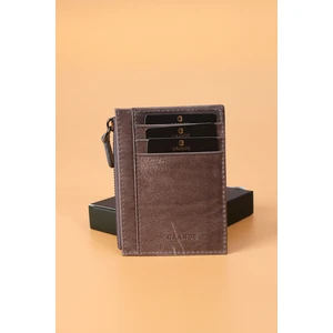 853  Hakiki Deri Slim Kartlık