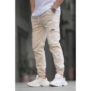 Taş Rengi Kargo Cep Jogger Pantolon 5437