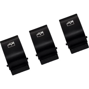 Alpha Auto Part Fiat Doblo Için Cam Düğmesi Açma Kapağı 3'lü