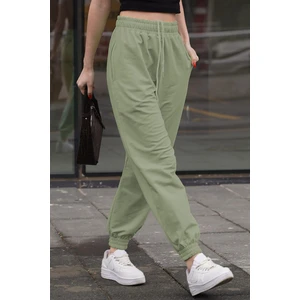 Mint Yeşili Comfort Fit Basic Eşofman Altı MG1635