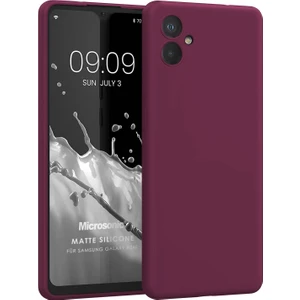 Matte Silicone Samsung Galaxy A05 Kılıf Mürdüm